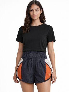 Free People Movement Way Home Shorts Colorblock High Rise XS